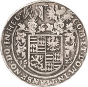 ½ Thaler - Volrat VI, Wolfgang III and John George, Germany, 1622-1626 reverse image