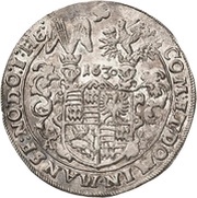 ½ Thaler - Philip Ernest, Wolfgang III and John George II, Germany, 1630 reverse image