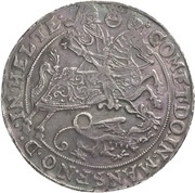 1 Thaler - Volrat VI, Jobst II, Wolgang III and Bruno III, Germany, 1616-1619 reverse image