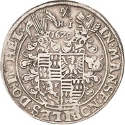 1 Thaler - Volrat VI, Wolfgang III and John George, Germany, 1620-1622 reverse image