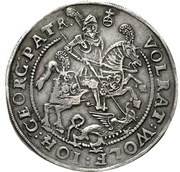 1 Thaler - Volrat VI, Wolfgang III and John George obverse image