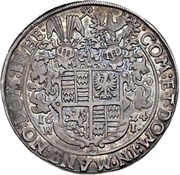 1 Thaler - Volrat VI, Wolfgang III, and John George, Germany, 1623-1624 reverse image