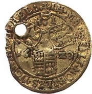 ½ Goldgulden - Volrat VI, Wolfgang III and John George II, Germany, 1620 reverse image