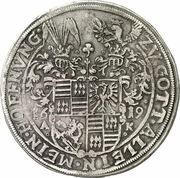 2 Thalers - Philip Ernest, Germany, 1617-1625 reverse image