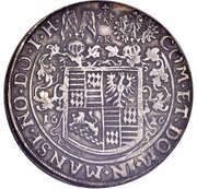 2 Thalers - Volrat VI, Wolfgang III and John George II, Germany, 1626 reverse image