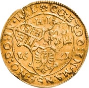 1 Goldgulden - Volrat VI, Wolfgang III and John George II, Germany, 1620-1626 reverse image