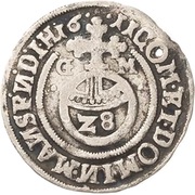 1 Groschen - Bruno II, William I, John George IV, Volrat VI and Jobst II, Germany, 1611 reverse image