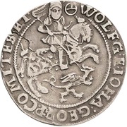 ¼ Thaler - Wolfgang III and John George II obverse image