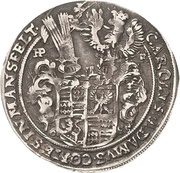 ¼ Thaler - Charles Adam obverse image