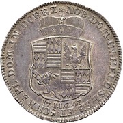 ½ Thaler - Henry, Germany, 1747 reverse image
