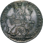 ½ Thaler - Henry, Germany, 1774 reverse image