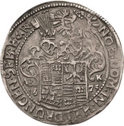 ⅔ Thaler - Francis Maximilian and Henry Francis, Germany, 1675-1676 reverse image