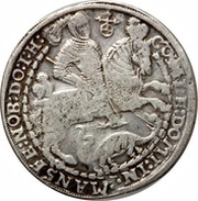 1 Thaler - Bruno II, William I, John George IV, and Volrat VI, Germany, 1605-1615 reverse image