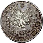2 Thalers - Bruno II, William I and John George IV, Germany, 1606 reverse image