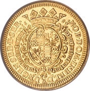 1 Ducat - Francis Maximilian and Henry Francis, Germany, 1687 reverse image
