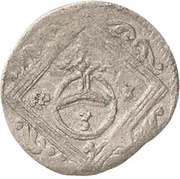 1 Dreier - John George II, Germany, 1634 reverse image