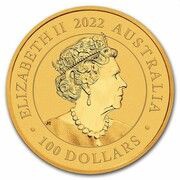100 Dollars - Elizabeth II 6th Portrait - Australian Swan - Gold Bullion obverse image