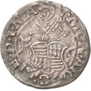 1 Groschen - John George I and Peter Ernest I, Germany, 1558-1579 reverse image