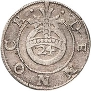 1 Groschen - John George II Sterbegroschen; Death, Germany, 1647 reverse image