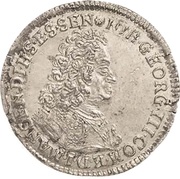 1 Groschen - John George III Sterbegroschen; Death obverse image