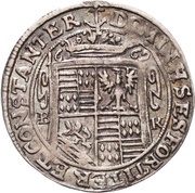 ⅙ Thaler - John George III, Germany, 1668-1669 reverse image