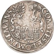 ¼ Thaler - John George I, Peter Ernest I and Christoph II, Germany, 1559-1563 reverse image