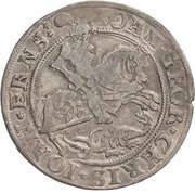 ¼ Thaler - John George I, Christoph II and John Ernest obverse image