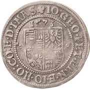 ¼ Thaler - John George I, Peter Ernest I and John Hoyer III obverse image