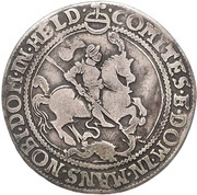¼ Thaler - John George, Peter Ernest, John Albert, John Hoyer and Bruno, Germany, 1579 reverse image