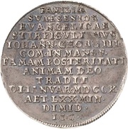 ¼ Thaler - John George III Death obverse image