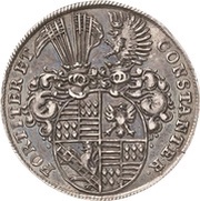 ¼ Thaler - John George III Death, Germany, 1710 reverse image