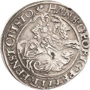 ½ Thaler - John George I, Peter Ernest I and Christoph II obverse image