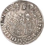 ½ Thaler - John George I, Peter Ernest I and Christoph II, Germany, 1559-1563 reverse image