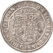 ½ Thaler - John George I, Peter Ernest I and John Hoyer III obverse image