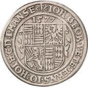 ½ Thaler - John George I, Peter Ernest I and John Hoyer III obverse image