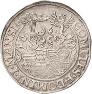1 Thaler - John George I, Peter Ernest I and Christoph II, Germany, 1559-1560 reverse image