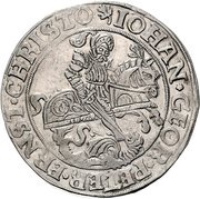 1 Thaler - John George I, Peter Ernest I and Christoph II obverse image