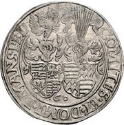1 Thaler - John George I, Peter Ernest I and Christoph II, Germany, 1559-1566 reverse image