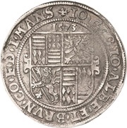 1 Thaler - John George I, John Albert and Bruno II obverse image