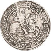 1 Thaler - John George I, John Albert and Bruno II, Germany, 1573-1576 reverse image