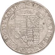 1 Thaler - John George I, Peter Ernest and Christoph II obverse image