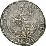 1 Thaler - Peter Ernest I, Christoph II and John Hoyer III, Germany, 1558-1573 reverse image
