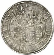 1 Thaler - Peter Ernest I, Christoph II and John Hoyer III, Germany, 1558-1573 reverse image