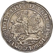 1 Thaler - Peter Ernest I, Christoph II and John Hoyer III obverse image