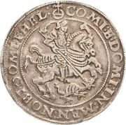 1 Thaler - Peter Ernest I, John Albert, John Hoyer III, Bruno II and Hoyer Christoph, Germany, 1580-1585 reverse image
