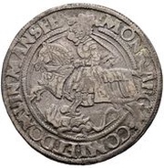 1 Thaler - Albert VII, Philip II and John George I, Germany, 1542 reverse image