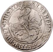 1 Thaler - Albert VII, John George I, Peter Ernest I and Christoph II obverse image