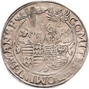 1 Thaler - Albert VII, John George I, Peter Ernest I and Christoph II, Germany, 1559-1560 reverse image