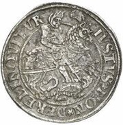 1 Thaler - Volrat V, John I and Charles I, Germany, 1560-1561 reverse image