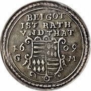 1 Thaler - David, Germany, 1606-1615 reverse image